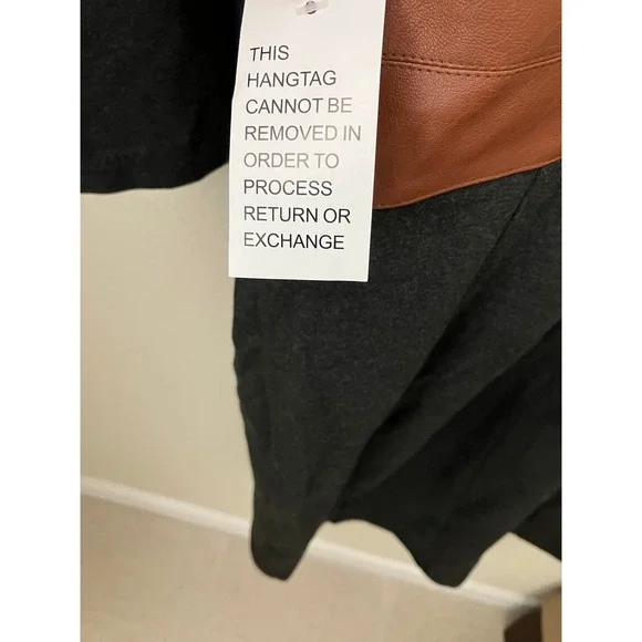 Venus Dress Womens Brown Black Colorblock Fitted Career Office 3/4 Sleeve - Picture 7 of 9